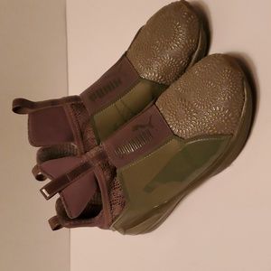 Puma Fierce Women's Green Slip On size 7